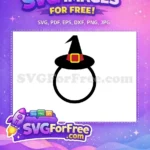 Free Black Cauldron Free Witch Hat Holidays Free SVG - Instant Download