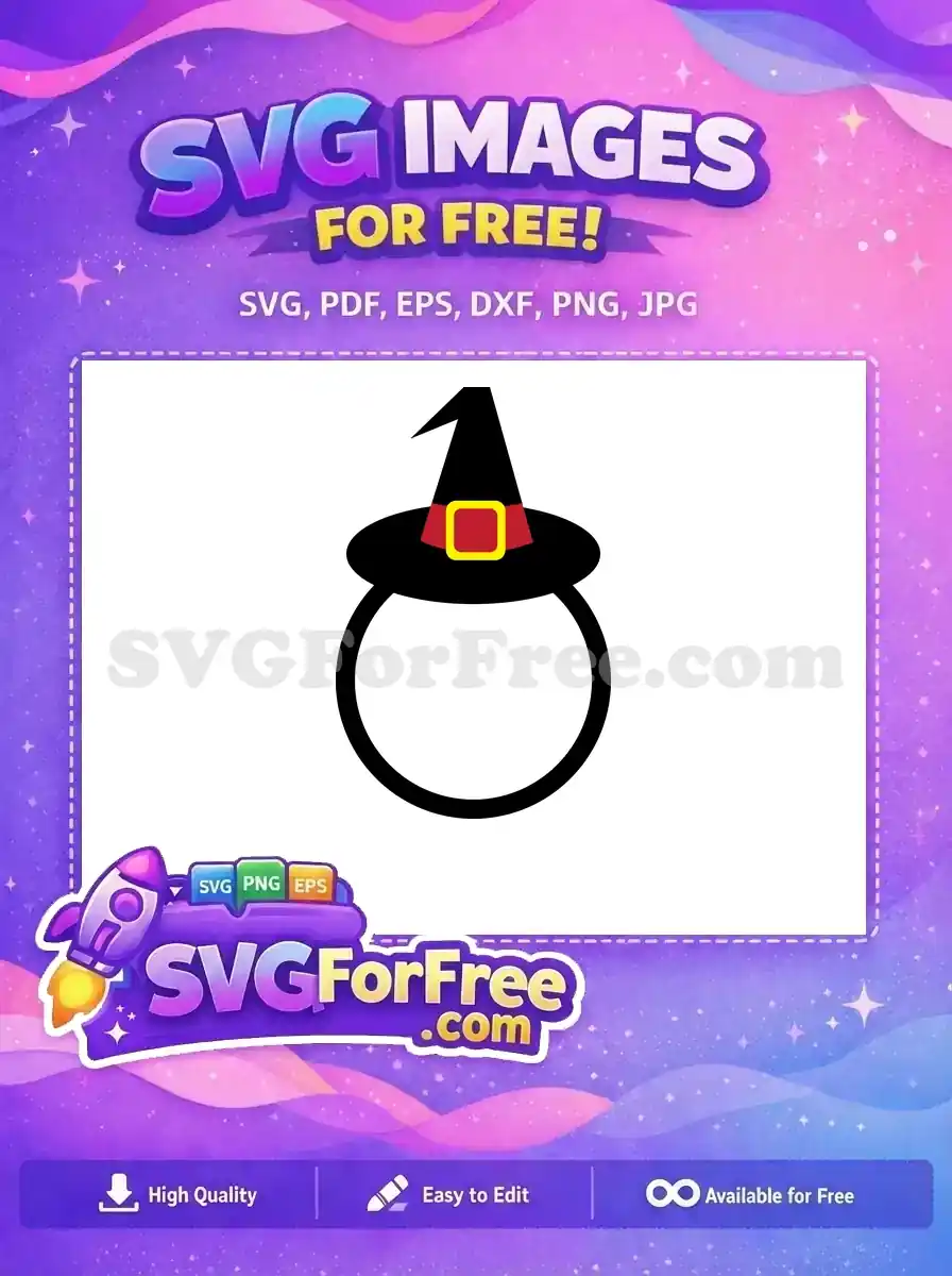 Free Black Cauldron Free Witch Hat Holidays Free SVG