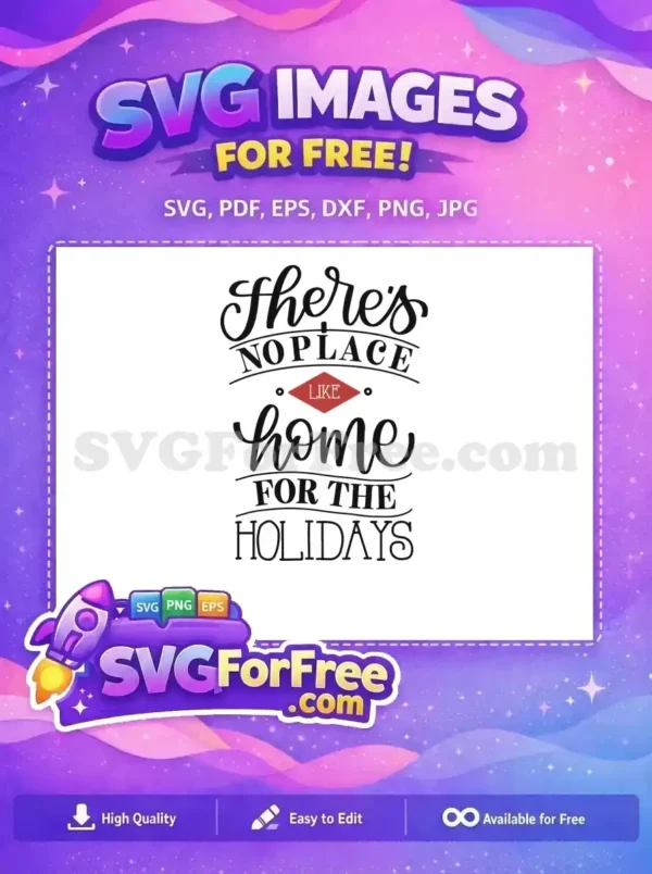 Free Holiday Home Free Family Red Like Home Free SVG