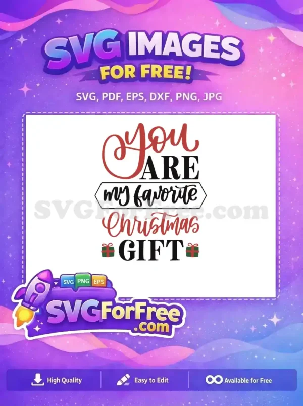 Free Red Lettering Free Black Bold You Christmas Free SVG