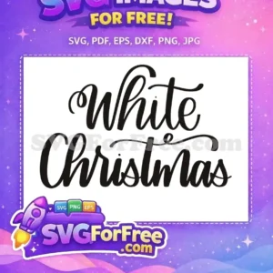 Free Calligraphy Font Free Elegant Script White Christmas Free SVG