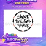Free Holly Berry Free Pine Branch Sweet Holiday Free SVG - Instant Download