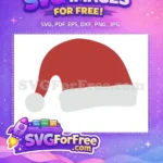 Free Red Santa Hat Free Christmas Holidays Celebration Free SVG - Instant Download