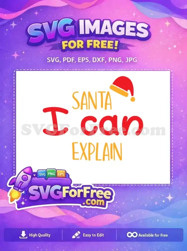 Free Red Lettering Free Santa Hat Christmas Free SVG Free Red Lettering Free Santa Hat Christmas Free SVG