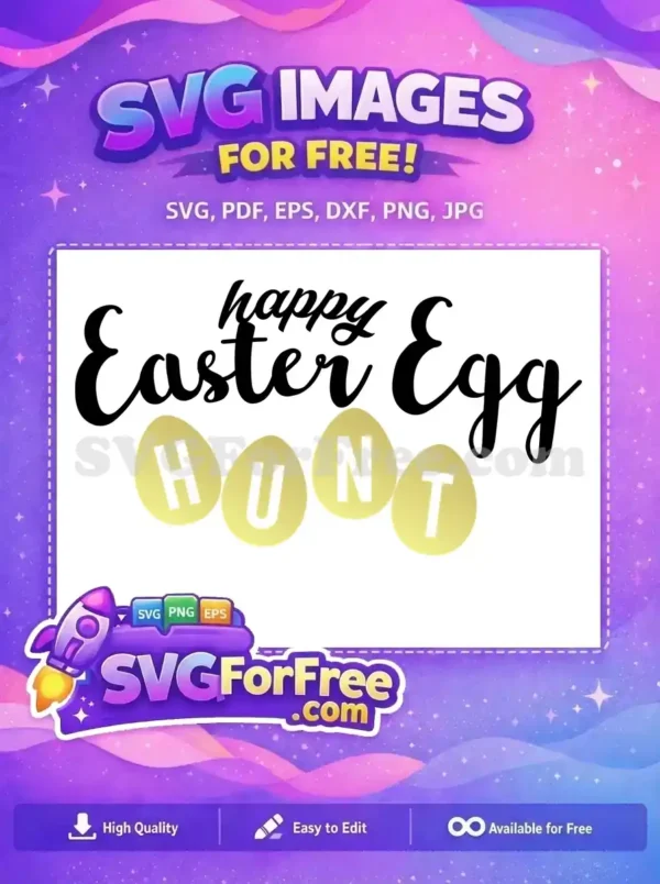 Free Golden Easter Eggs Free Hunt Holiday Season Free SVG