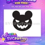 Free Dark Grin Free Evil Eyes Holidays Christmas Free SVG - Instant Download