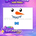 Free Goofy Smile Free Bowtie Holidays Christmas Free SVG - Instant Download