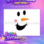 Free Big Eyes Free Carrot Nose Christmas Free SVG - Instant Download