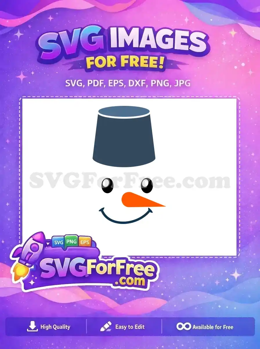 Free Bucket Hat Free Carrot Nose Holidays Christmas Free SVG