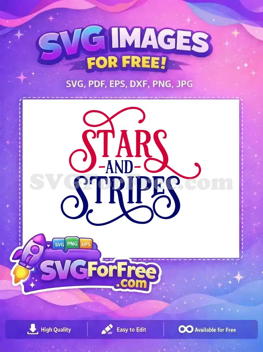 Free Red Swirls Free Blue Stripes Stars and Stripes Free SVG