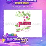 Free Mother Flower Pink Free Beautiful Unique Free SVG - Instant Download