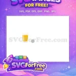 Free Golden Beer Free Silver Cap Holidays Christmas Free SVG - Instant Download