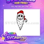 Free Santa Hat Free Red Beard Christmas Free SVG - Instant Download