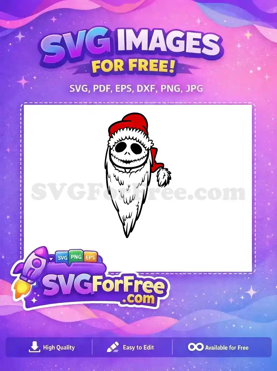 Free Santa Hat Free Red Beard Christmas Free SVG