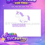 Free Purple Unicorn Mom Free Magical Easter Holidays Free SVG - Instant Download