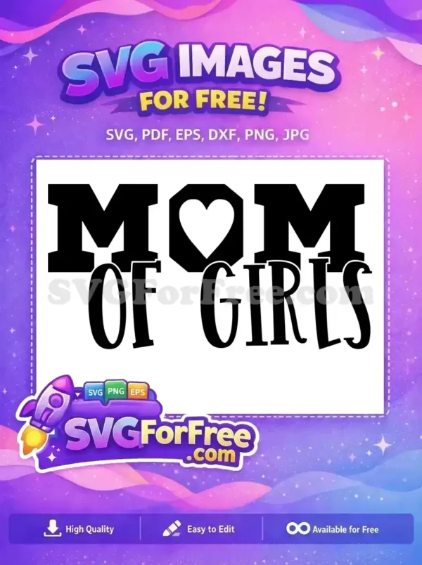 Free Mom Heart Free Girls Design Holidays Christmas Free SVG