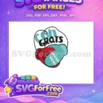 Free Congratulations Teal Black Red Mug Free Holidays Christmas Easter Free SVG - Instant Download