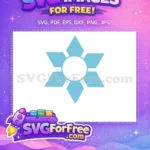 Free Light Blue Snowflake Free Christmas Holidays Free SVG 3 - Instant Download