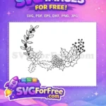 Free Holly Berries Free Mistletoe Christmas Holidays Free SVG - Instant Download