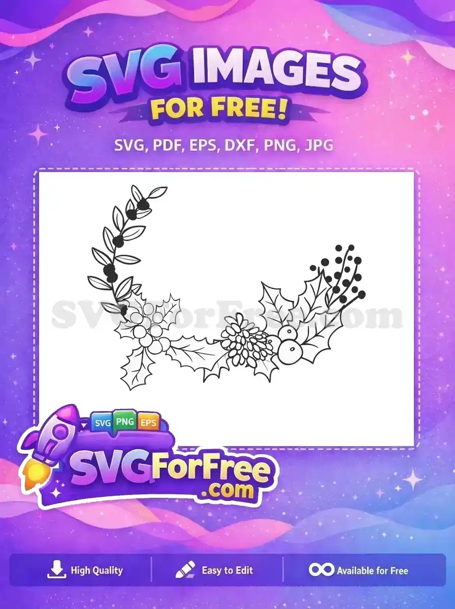 Free Holly Berries Free Mistletoe Christmas Holidays Free SVG