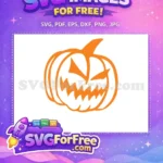 Free Spooky Eyes Free Jagged Smile Halloween Free SVG - Instant Download