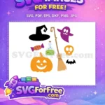 Free Halloween Elements Free Spooky Icons Halloween Free SVG - Instant Download