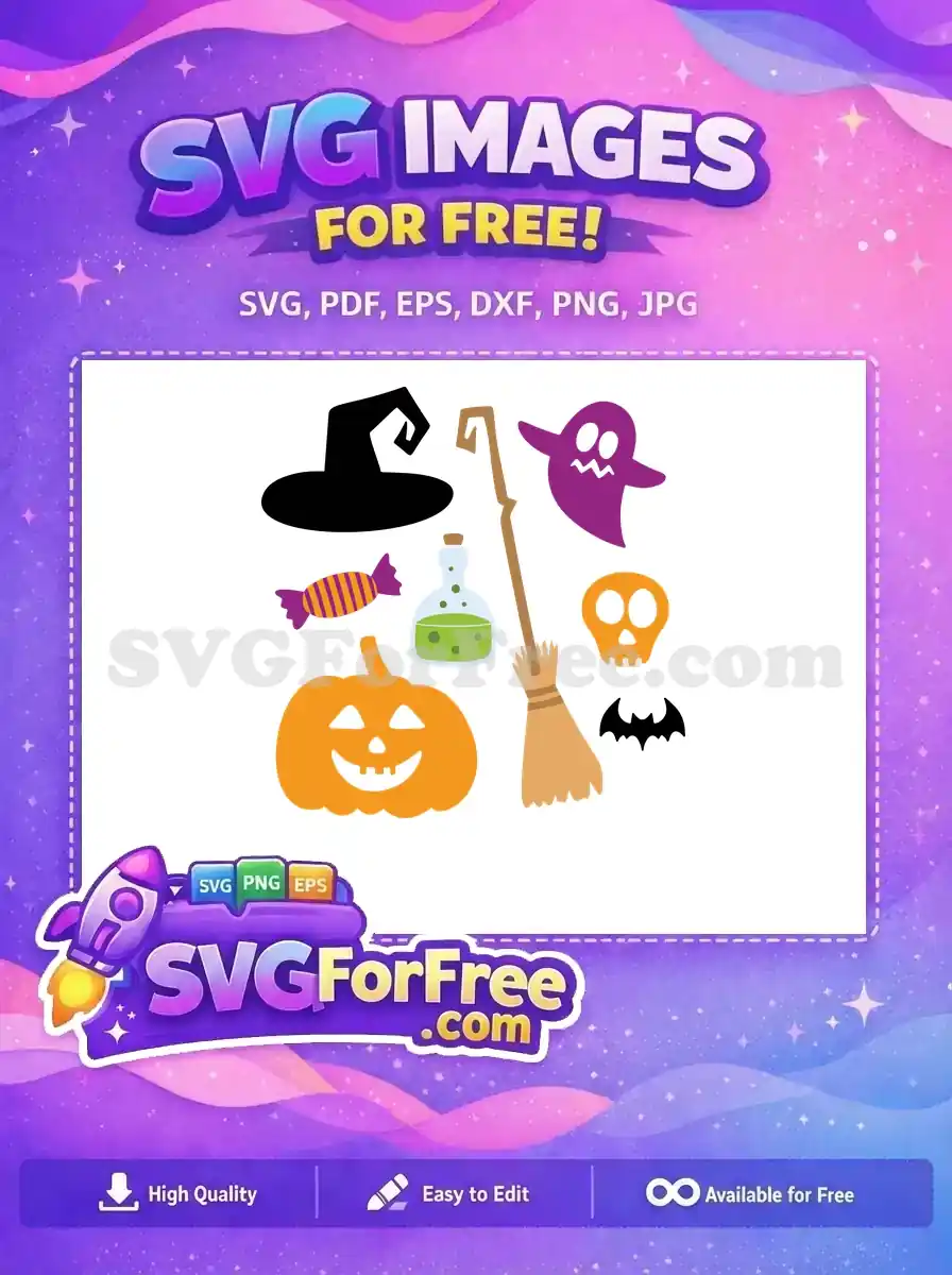 Free Halloween Elements Free Spooky Icons Halloween Free SVG