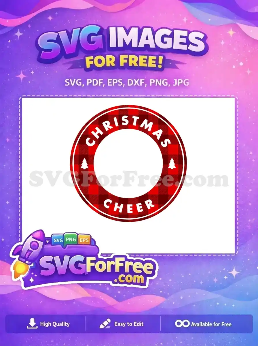 Free Buffalo Plaid Free Christmas Tree Christmas Cheer Free SVG