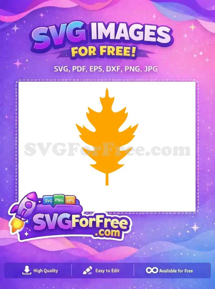 Free Orange Leaf Detailed Free Holidays Christmas Free SVG