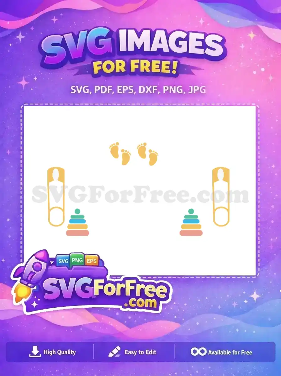 Free Baby Footprints Free Stacking Toy Holidays Free SVG