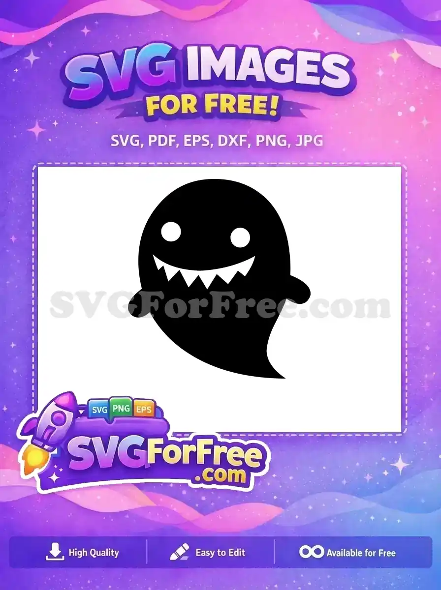 Free Spooky Ghost Free Halloween Decoration Holidays Free SVG