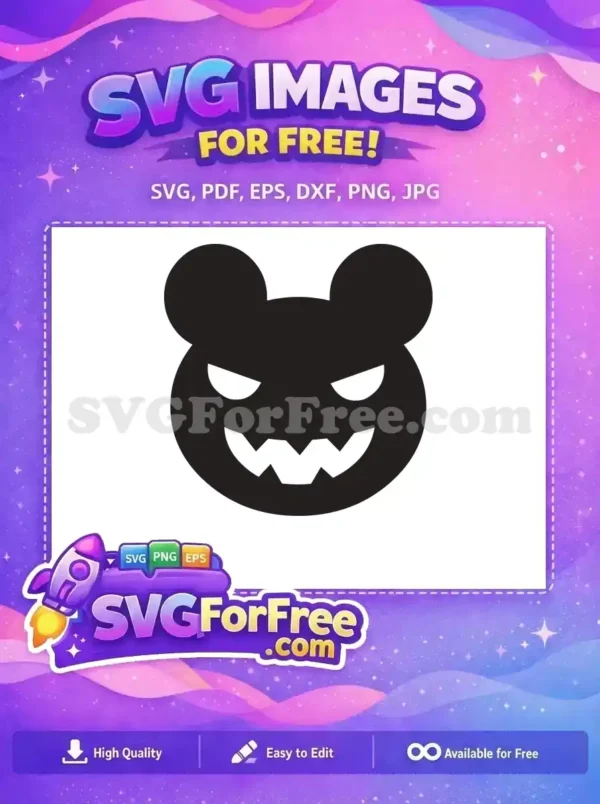 Free Evil Smile Free Holidays Christmas Easter Silhouette Free SVG Free Evil Smile Free Holidays Christmas Easter Silhouette Free SVG