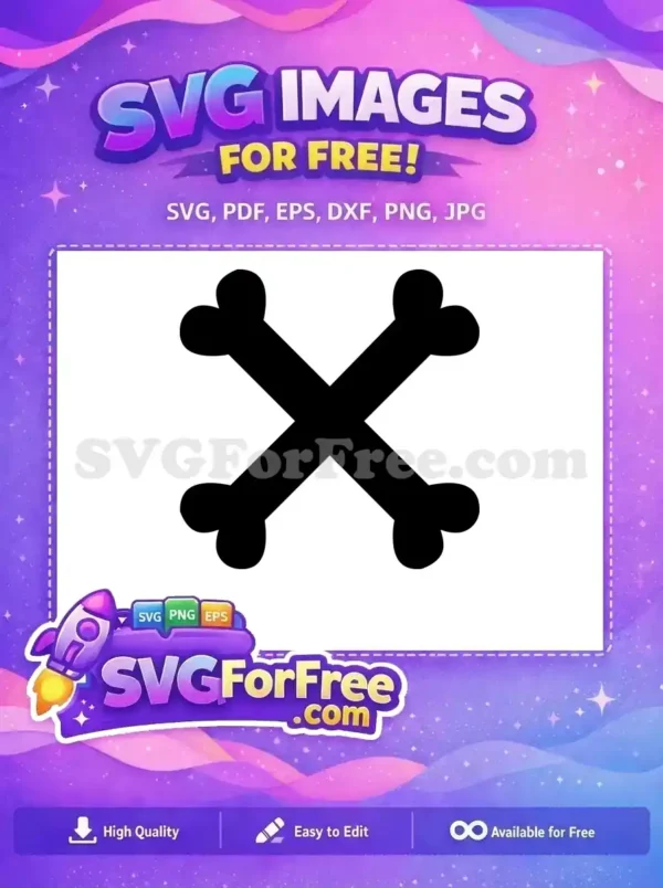 Free Black Crossbones Free Skull Holidays Christmas Easter Free SVG