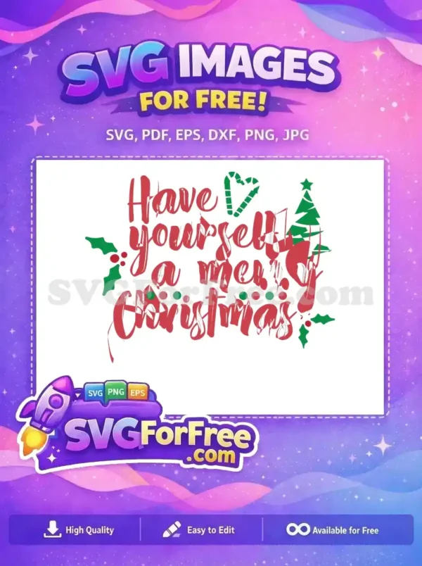 Free Red Lettering Free Christmas Tree Have Yourself Christmas Free SVG Free Red Lettering Free Christmas Tree Have Yourself Christmas Free SVG