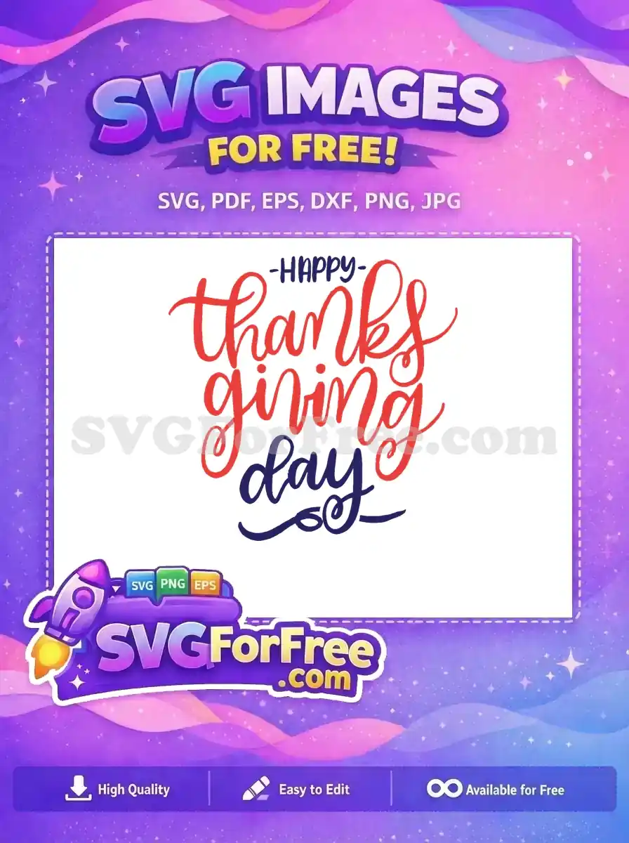 Free Red Thanksgiving Free Blue Day Holidays Christmas Free SVG