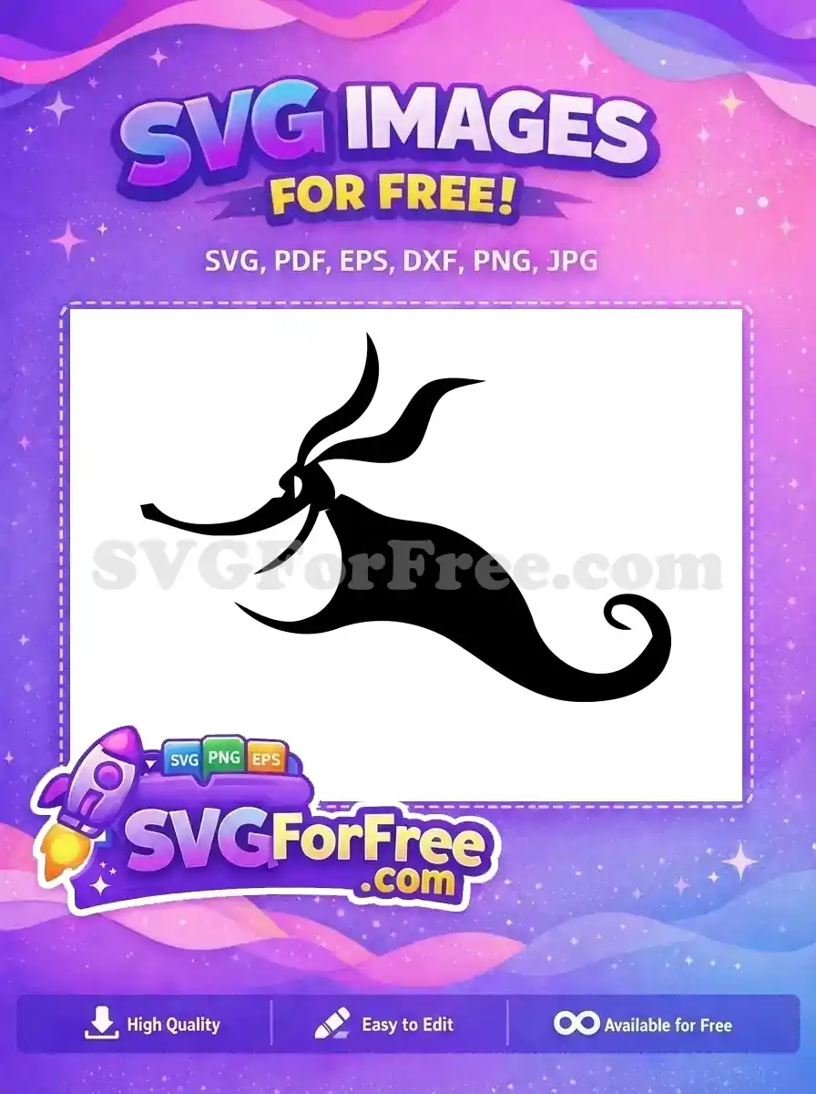 Free Flying Dog Ghost Free Nightmare Before Christmas Free SVG