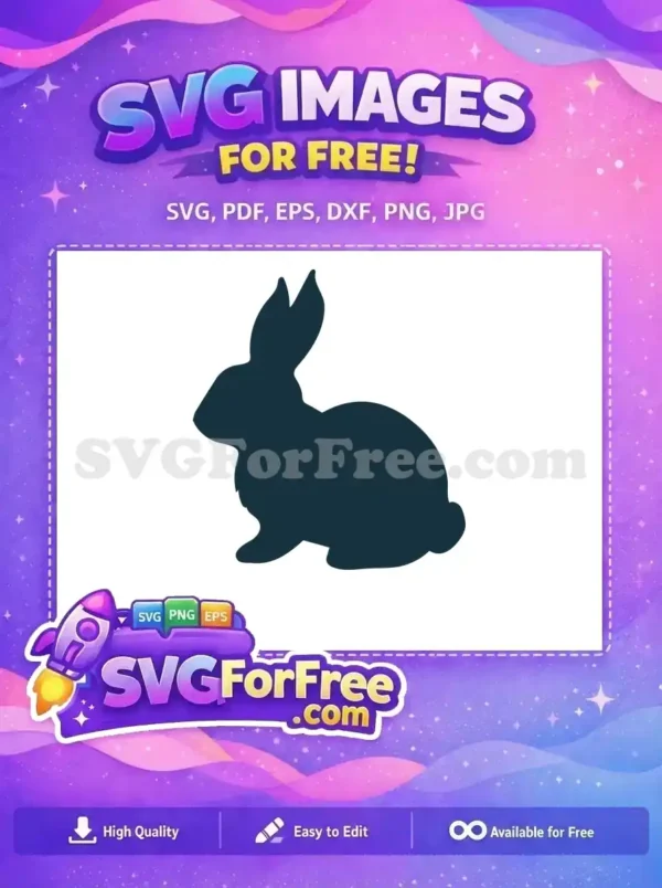 Free Easter Bunny Silhouette Free Dark Blue Holidays Free SVG Free Easter Bunny Silhouette Free Dark Blue Holidays Free SVG