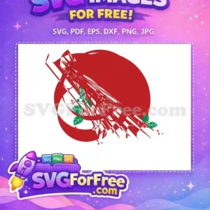 Free Abstract Holiday Red Free Holly Berries Christmas Free SVG