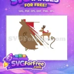 Free Reindeer Scarf Free Christmas Bag Holidays Free SVG - Instant Download