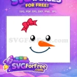 Free Pink Bow Free Carrot Nose Christmas Free SVG 4 - Instant Download