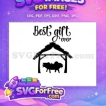 Free Nativity Scene Free Baby Jesus Christmas Free SVG - Instant Download