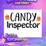 Free Candy Corn Free Candy Inspector Halloween Free SVG - Instant Download