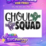 Free Smiling Ghosts Free Ghoul Squad Halloween Free SVG - Instant Download