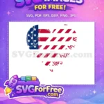 Free Patriotic Stars Stripes Free USA Holidays Christmas Free SVG - Instant Download