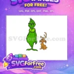 Free Smiling Grinch Free Max the Dog Christmas Free SVG - Instant Download