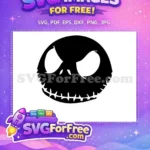 Free Spooky Eyes Free Grinning Mouth Nightmare Before Christmas Free SVG - Instant Download
