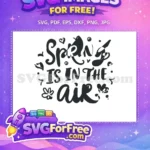 Free Hand Lettering Quote Free Flowers And Hearts Easter Free SVG - Instant Download