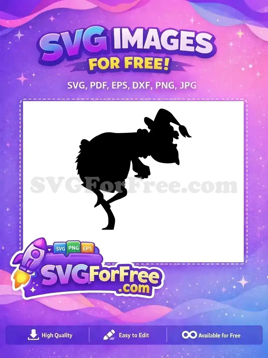 Free Santa Silhouette Free Christmas Elf Grinch Free SVG