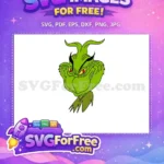 Free Red Eyes Free Green Grinch Angry Christmas Free SVG - Instant Download