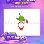 Free Green Hand Free Red Ornament Grinch Free SVG 2 - Instant Download